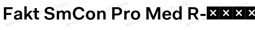 Fakt SmCon Pro Med R字体转换